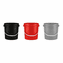 5 Gallon (20L) Bucket Natural Plastic  <br> Non-UN | 3-pack