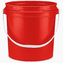 5 Gallon (20L) Bucket Natural Plastic  <br> Non-UN | 3-pack