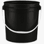 5 Gallon (20L) Bucket Natural Plastic  <br> Non-UN | 3-pack