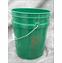 5 Gallon (20L) Green Plastic Bucket, 3-pack  - Non-UN