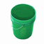 5 Gallon (20L) Green Plastic Bucket, 3-pack  - Non-UN