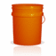 5 Gallon (20L) Orange  Plastic Bucket, 3-pack  - Non-UN