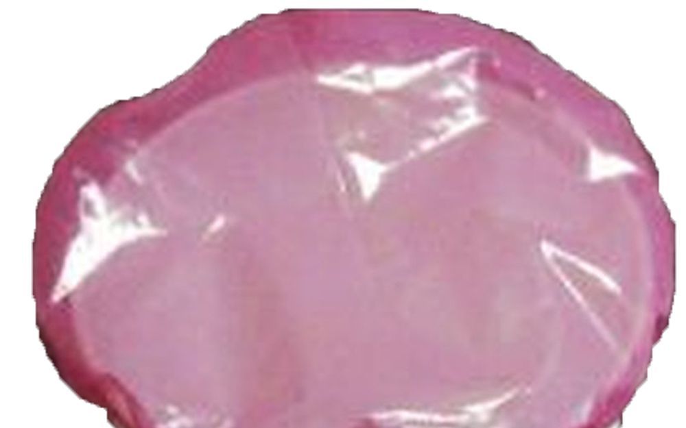 5 Gallon, AntiStatic, Shower Cap Barrel & Drum Cover, Pink, 4 mil 10
