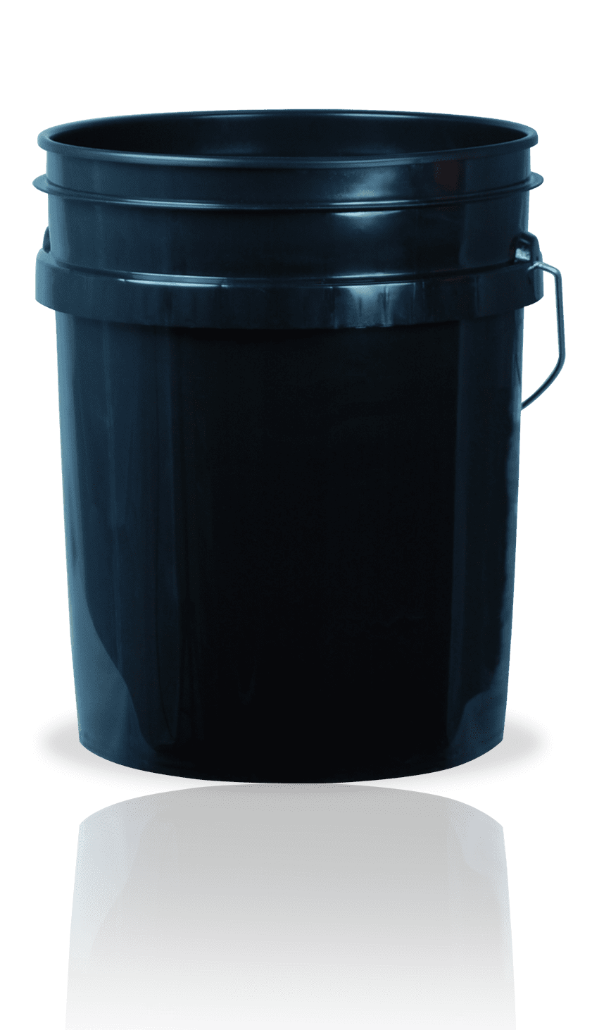 5 Gallon (20L) Black Plastic Bucket, 3pack NonUN
