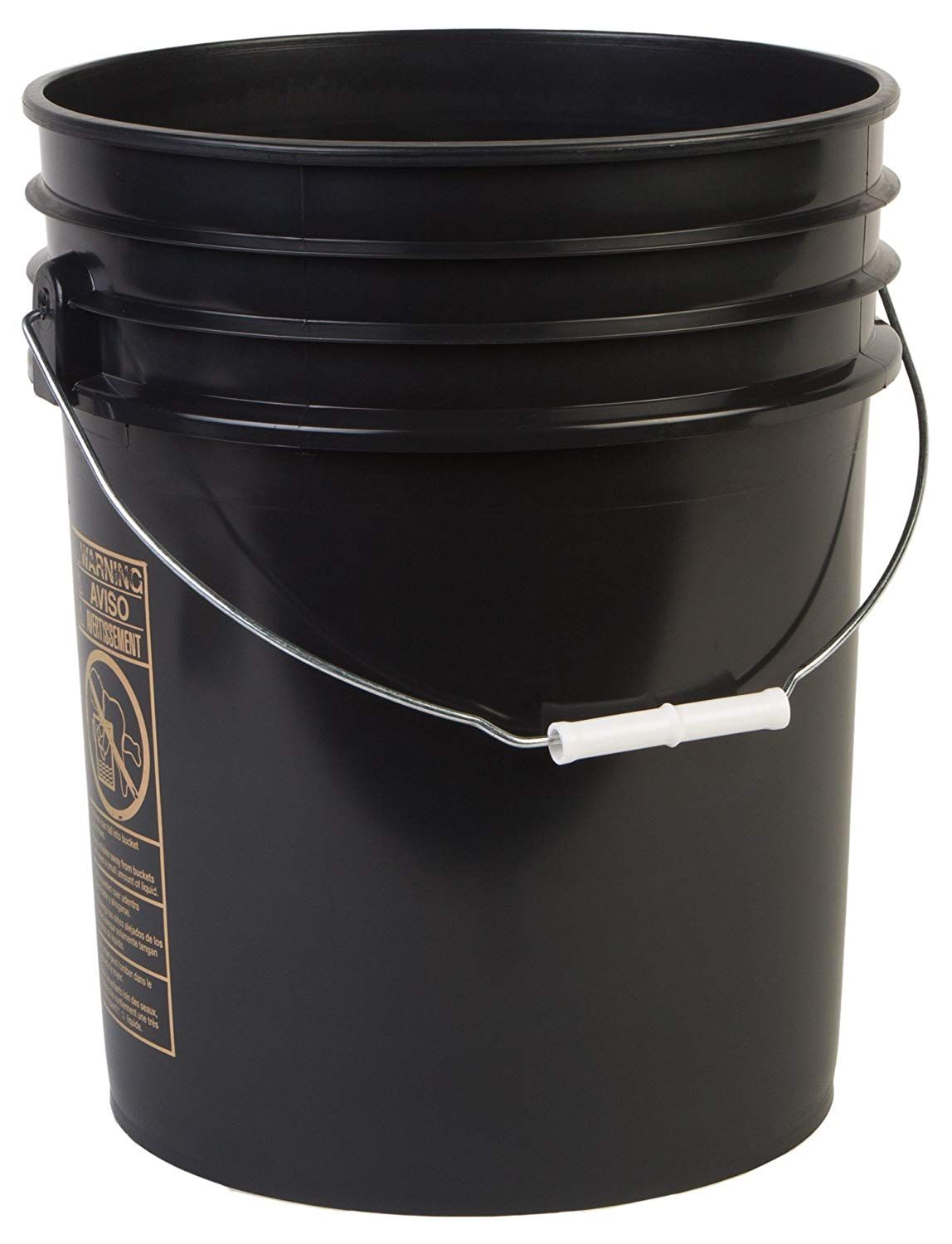5 Gallon Bucket Bulk ,Black, Pallet of 120