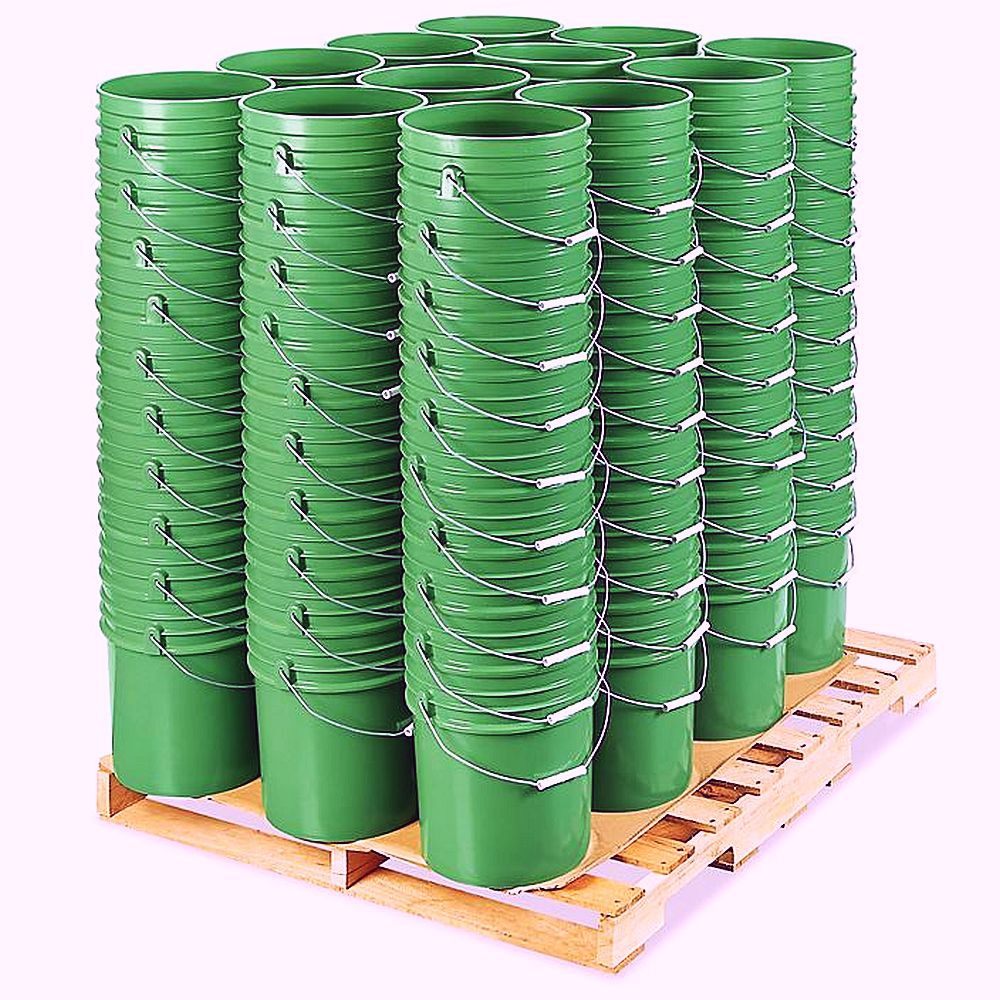 5 Gallon Bucket Bulk ,Green, Pallet of 120