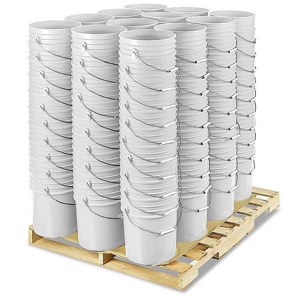 5 Gallon Bucket Bulk ,White, Pallet of 120