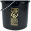 5 Gallon Bucket,Plastic,Black 3 Pack