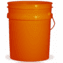 5 Gallon Bucket Plastic,Orange 3 Pack