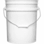 5  Gallon Buckets & Easy Pour-Spout Lids White Combo 3 Pack <Font color="red">Free Shipping</font>