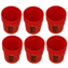 5 Gallon Buckets Red - Six Pack