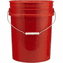 5 Gallon Buckets Red - Six Pack