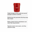 5 Gallon Buckets Red - Six Pack