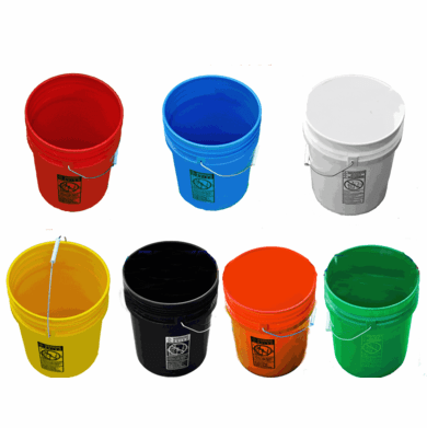 Bucket Lidz 5-Pack Colored Plastic Lids – Fits 5 Or 6 Gallon Pails, Softball Equipment