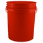 5 Gallon Buckets, Seven  (7) Pack Plastic All Colors 