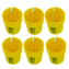 5 Gallon Buckets Yellow - 6 Pack