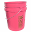 Dark Pink 5 Gallon Plastic Buckets  3 Pack | BPA-Free | Non-UN Rated<br>Limited Quantities <font color="red"> Free Shipping </Font>