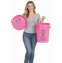 Pink 5 Gallon Plastic Buckets with Spout Lids 3 Pack | Free Shipping