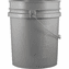 5 Gallon Gray Plastic Pail | Pallet of 120 each (90 mil), Metal Handle |  $4.00 ea