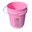 5 Gallon Pink Plastic Bucket, 3-pack  - Non-UN