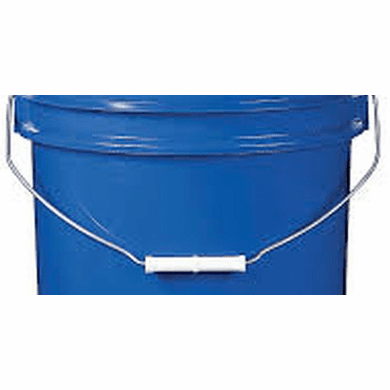 5 Gallon Plastic Bucket Blue 3 Pack