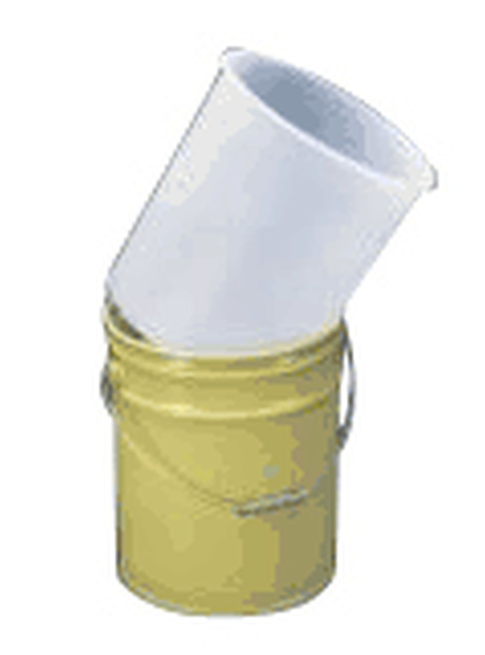 5 Gallon Plastic Bucket Liner, Tapered, HDPE 11 1/4 in. x 14 in. 10 Pack