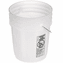 5 Gallon Plastic Bucket Natural-3 Pack