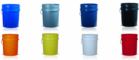 5.3 Gallon Plastic Buckets
