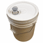 5 Gallon Plastic & Easy Pour-Spout Lids White Combo 6 Pack <Font color="red">Free Shipping</font>