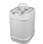 5 Gallon Rectangular Closed-Head Plastic Jug,with 70mm Screw Cap, White
