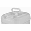 5 Gallon Rectangular Closed-Head Plastic Jugs,with Screw Cap,Natural