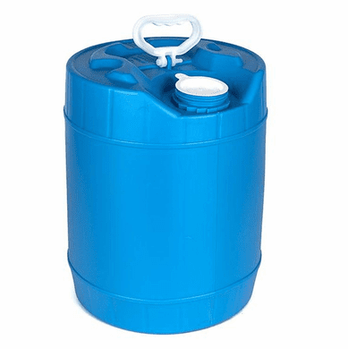 BayTec 5 Gallon Plastic Jugs - Closed-Head With 70mm Cap, Natural Color, 3 Pack