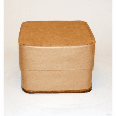 5 Gallon Square All-Fiber Corrugated Cardboard Drum With Corrugated Cardboard Lid