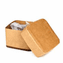 5 Gallon Square All-Fiber Corrugated Cardboard Drum With Corrugated Cardboard Lid
