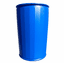 55 Gallon Open Head Plastic Drum with Lever Lock Ring Lid