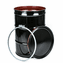 55 Gal Steel Drum Open-Head-Black EPOXY-PHENOLIC LINING | Plain Top