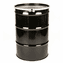 55 Gal Steel Drum Open-Head-Black EPOXY-PHENOLIC LINING | Plain Top