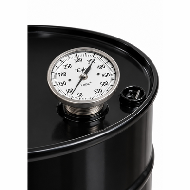 55 Gallon Drum Thermometer 0-250�F with 18-Inch Stem