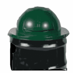 55 Gallon Heavy Metal Dome Top Drum Covers-Green