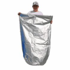 55 Gallon Mylar Plastic Bag - Heat Sealable