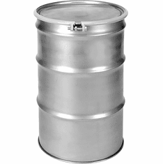 55 Gallon Open Head Stainless Steel Drums