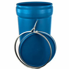 55 Gallon Plastic Drum Open-Head Taper-Sided  } 32 Count Min