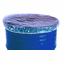 55 Gallon, Shower Cap Drum Cover, Black, 8 mil 