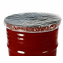55 Gallon, Shower Cap Drum Cover, Black, 8 mil 