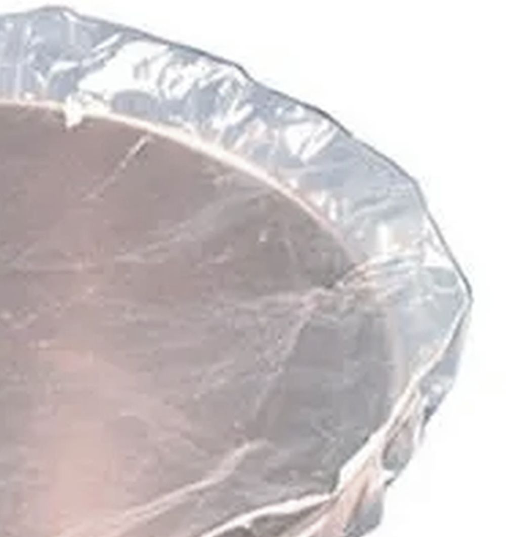 55 Gallon, Shower Cap Drum Cover, Black, 8 mil