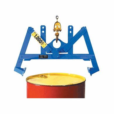 55 Gallon, Steel - MORSE® Automatic Drum Lifter