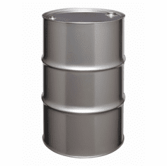 55 Gallon Tight Head Stainless Steel Drums
