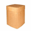 57.5 Gallon Square All-Fiber Corrugated Cardboard Drum With Corrugated Fiber Lid