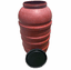 58 Gallon Reconditioned Plastic Olive Barrel - Open-Head with Screw Lid, Optional Faucet<br><font color="#008000" face="Rockwell Bold" >Free Shipping</font> 