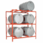 6-Drum, 3 Shelves - Economical Drum Storage Racks